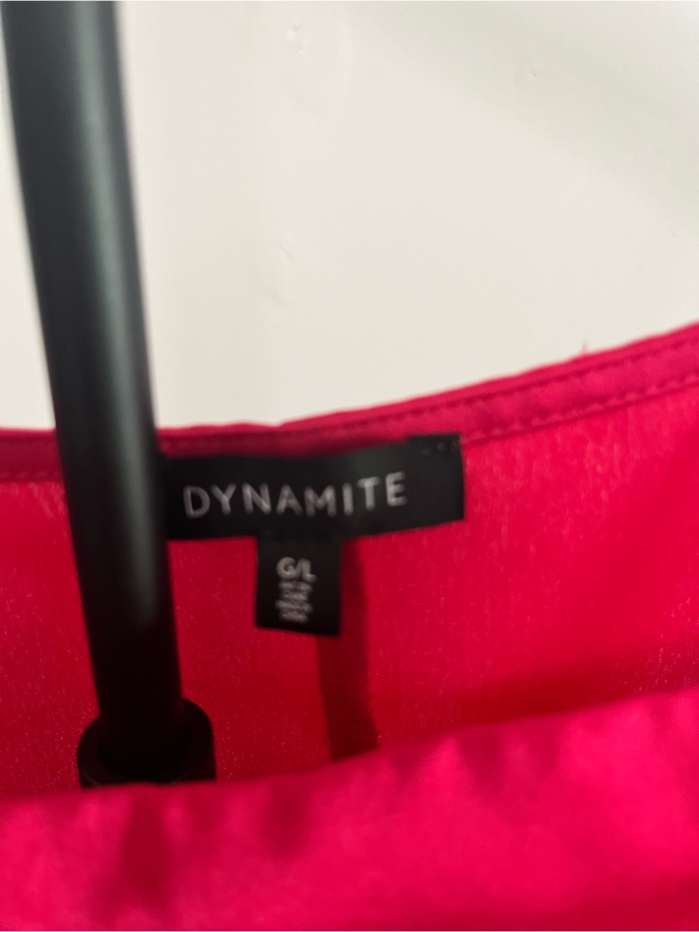 Dynamite Fuchsia Satin Spaghetti-Strap Cami - Picture 3 of 3
